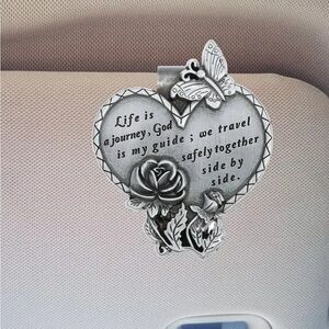 God is my guide Visor Clip